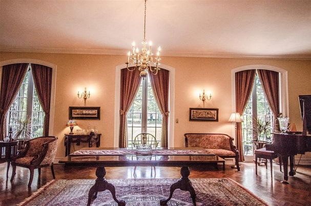 Chandelier, Interior, Piano, Wood Texture Flooring
