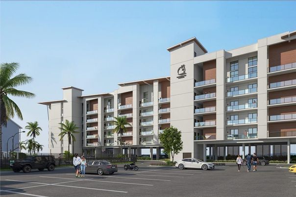 Exterior, Facade, Condo Building