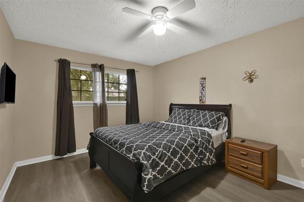 Bedroom, Interior, Wood Texture Flooring