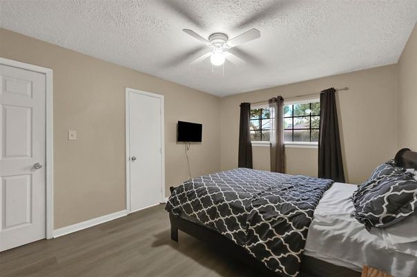 Bedroom, Interior, Wood Texture Flooring