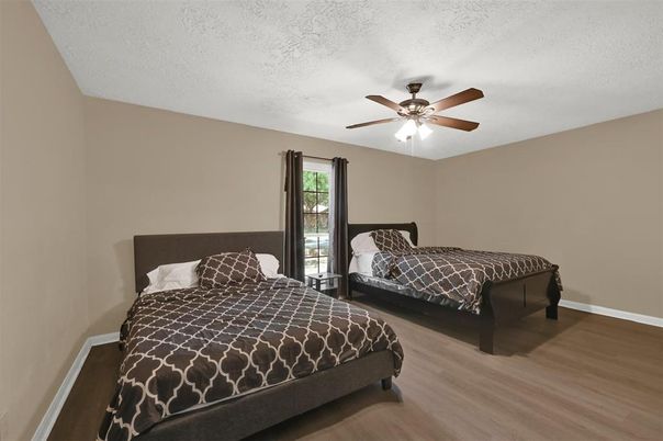 Bedroom, Interior, Wood Texture Flooring