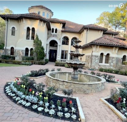 Backyard, Exterior, Facade, Mediterranean