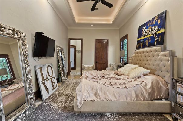 Bedroom, Interior, Recessed Lighting