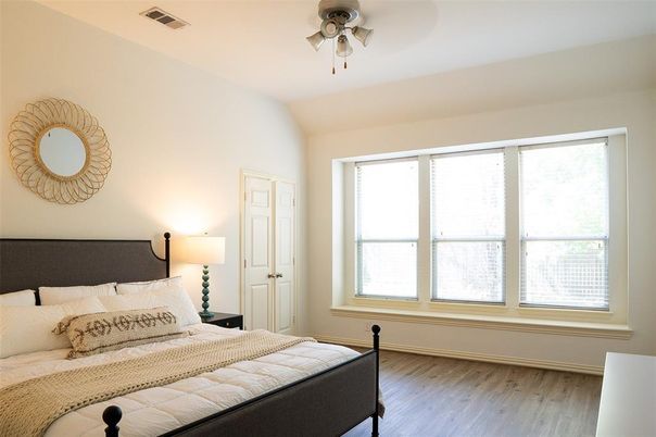 Bedroom, Interior, Wood Texture Flooring