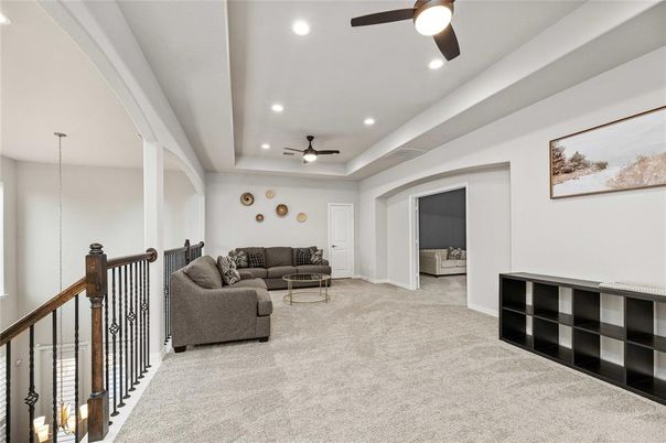 Interior, Living room, Recessed Lighting