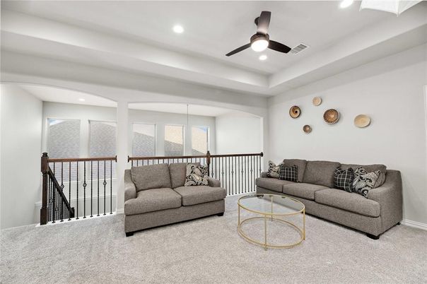 Interior, Living room, Recessed Lighting