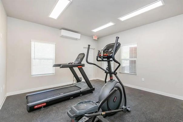 Fitness Equipment, Interior, Recessed Lighting