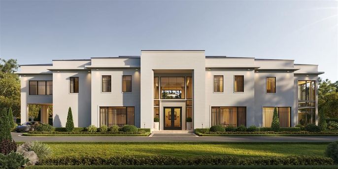 Exterior, Facade, Modern