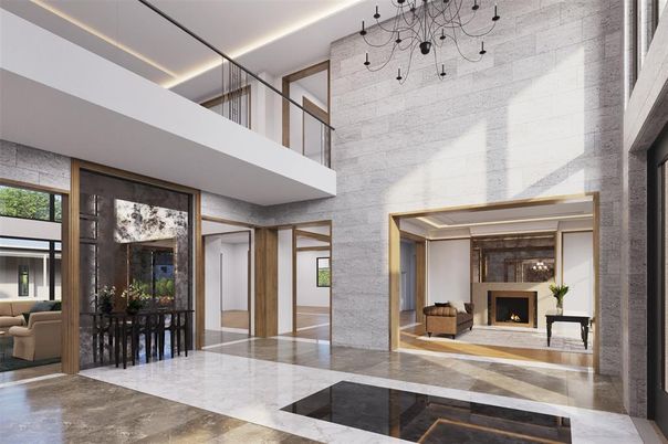 Fireplace, Interior, Stone Walls
