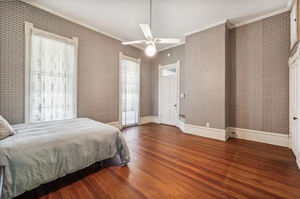 Bedroom, Interior, Wood Texture Flooring