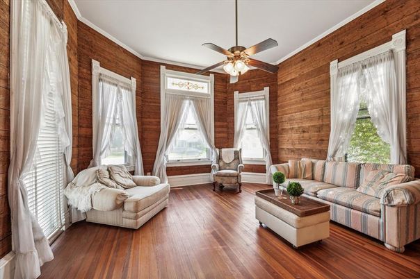 Interior, Living room, Wood Texture Flooring, Wooden Walls