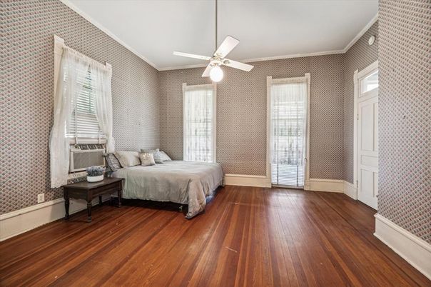Bedroom, Interior, Wood Texture Flooring