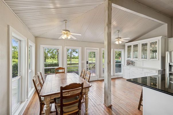 Dining room, Interior, Wood Texture Flooring