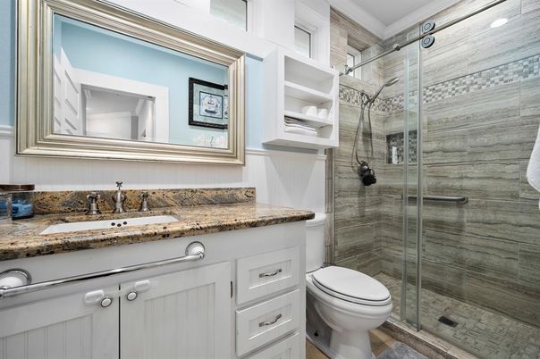 Bathroom, Glass Shower, Interior