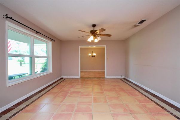 Chandelier, Empty room, Interior