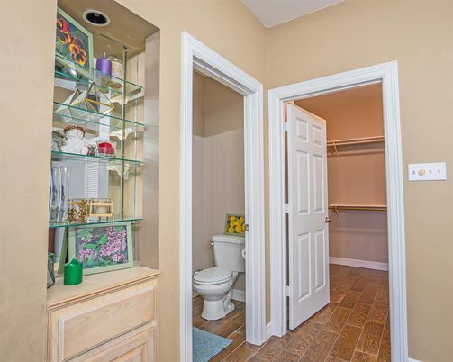 Bathroom, Interior, Wood Texture Flooring