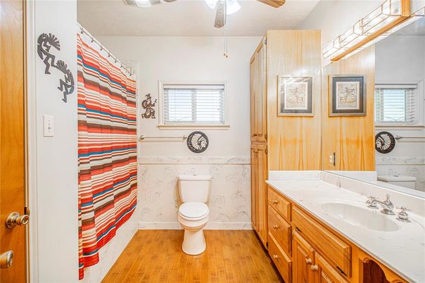 Bathroom, Interior, Wood Texture Flooring