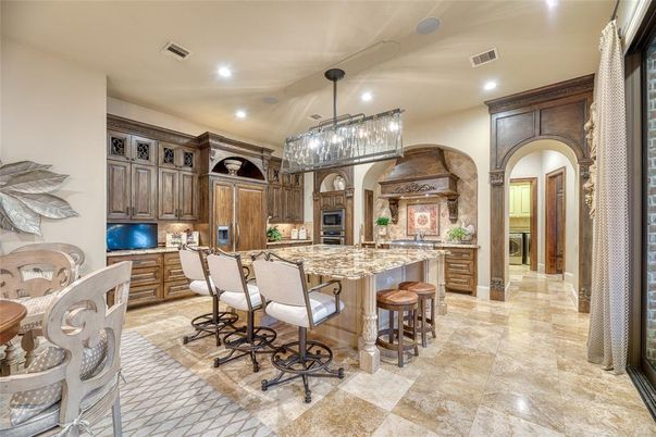 Chandelier, Interior, Kitchen, Recessed Lighting