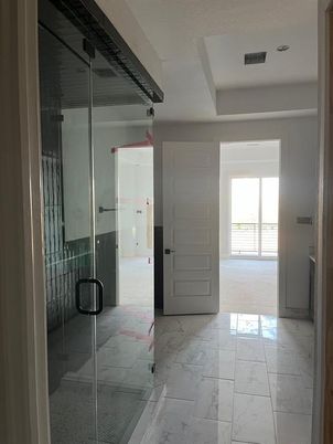 Bathroom, Glass Shower, Interior, Marble
