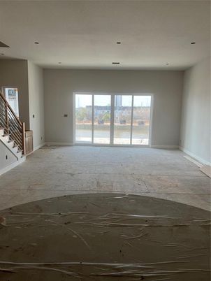 Empty room, Interior, Recessed Lighting
