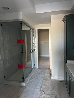 Bathroom, Glass Shower, Interior