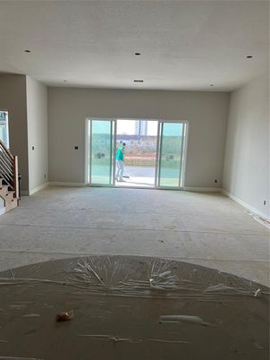 Empty room, Interior, Recessed Lighting