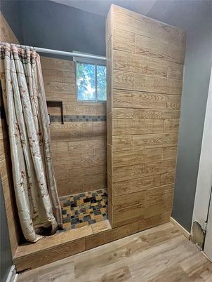 Interior, Wood Texture Flooring, Wooden Walls