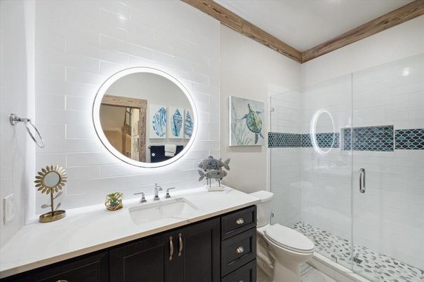 Bathroom, Glass Shower, Interior