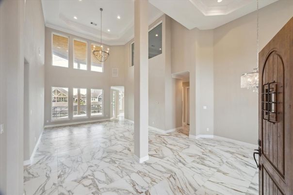 Chandelier, Interior, Marble, Pendant Lights, Recessed Lighting