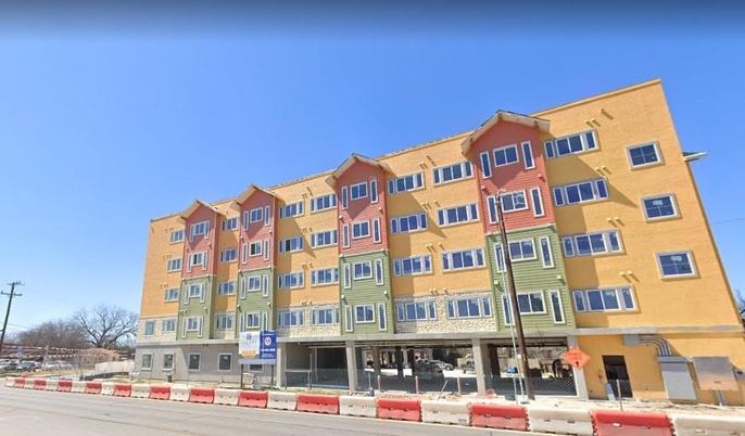 Exterior, Facade, Condo Building