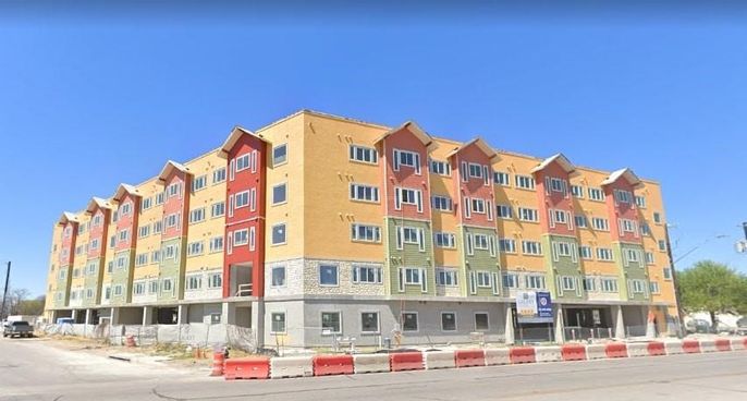 Exterior, Facade, Condo Building