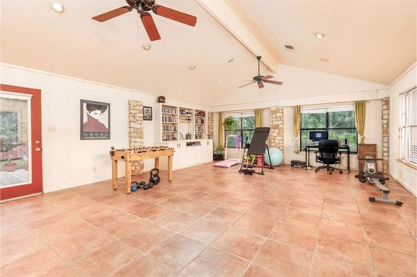 Fitness Equipment, Game Room, Interior, Recessed Lighting