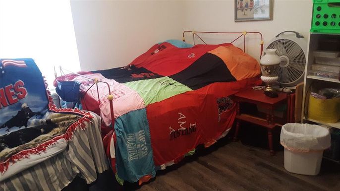 Bedroom, Interior, Wood Texture Flooring