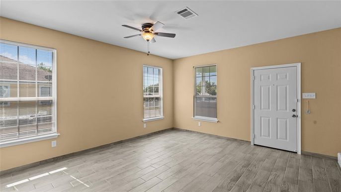 Empty room, Interior, Wood Texture Flooring
