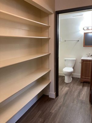 Bathroom, Interior, Wood Texture Flooring