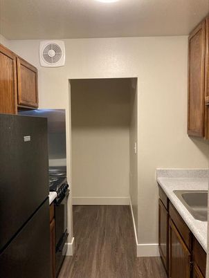 Interior, Kitchen, Wood Texture Flooring