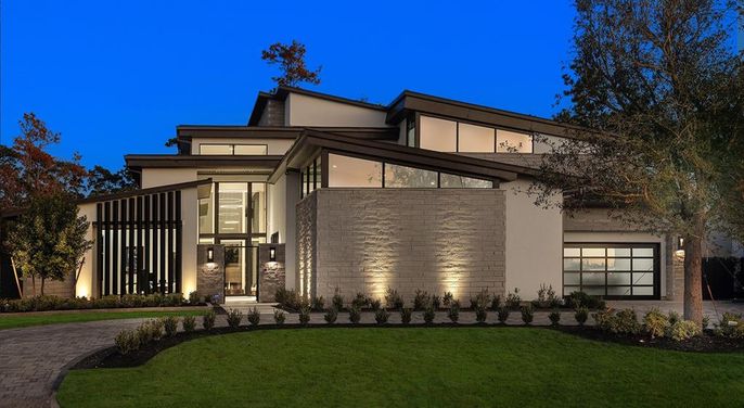 Backyard, Exterior, Facade, Modern