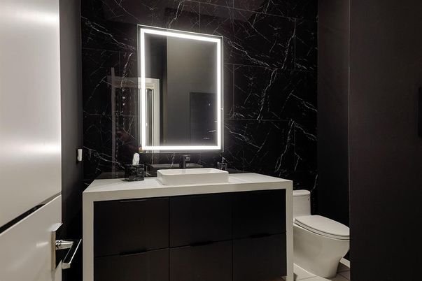 Bathroom, Interior, Marble Walls