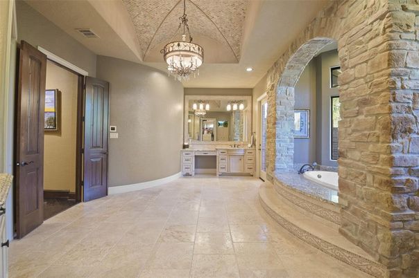 Bathroom, Chandelier, Interior, Pendant Lights, Recessed Lighting