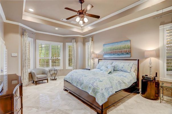 Bedroom, Interior, Recessed Lighting
