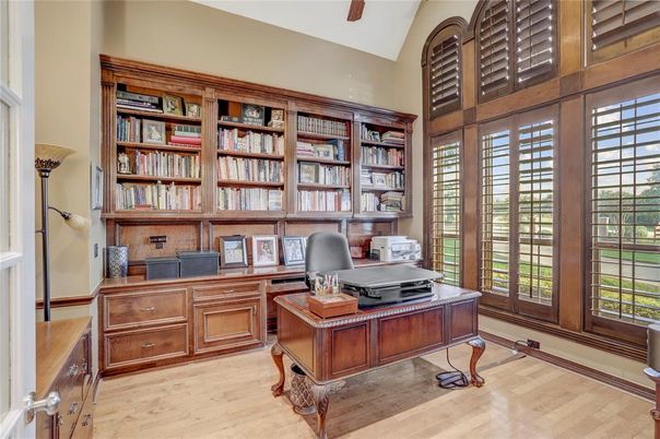 Home Office, Interior, Wood Texture Flooring