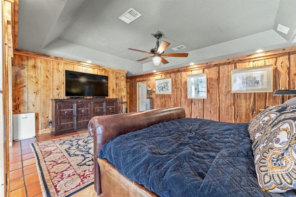 Bedroom, Interior, Wooden Walls
