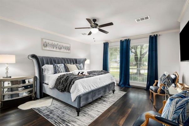 Bedroom, Interior, Wood Texture Flooring