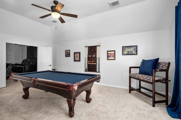 Billiard Table, Game Room, Interior
