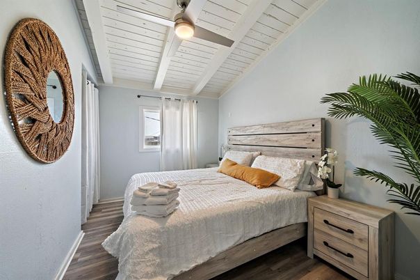 Bedroom, Interior, Wood Texture Flooring