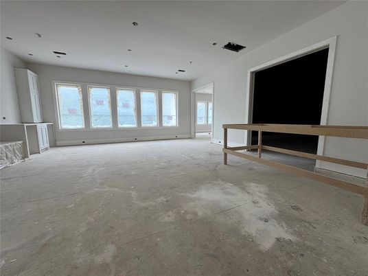 Empty room, Interior, Recessed Lighting