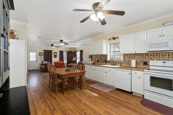 Dining room, Interior, Kitchen, Wood Texture Flooring