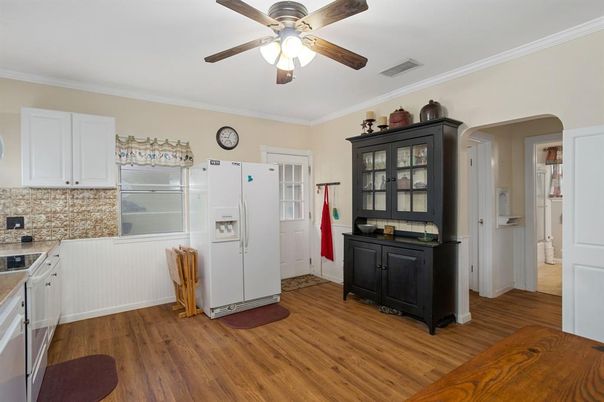Interior, Kitchen, Wood Texture Flooring