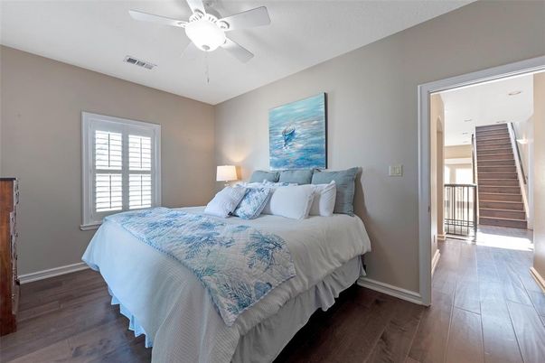 Bedroom, Interior, Wood Texture Flooring