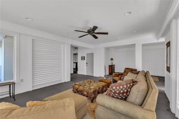 Interior, Living room, Recessed Lighting